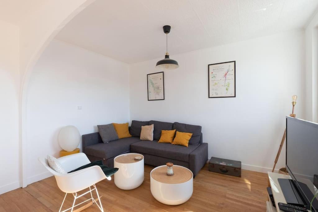 Cabana & Grand Appartement Cosy - Parking & Balcon Villefranche-sur-Saône Esterno foto