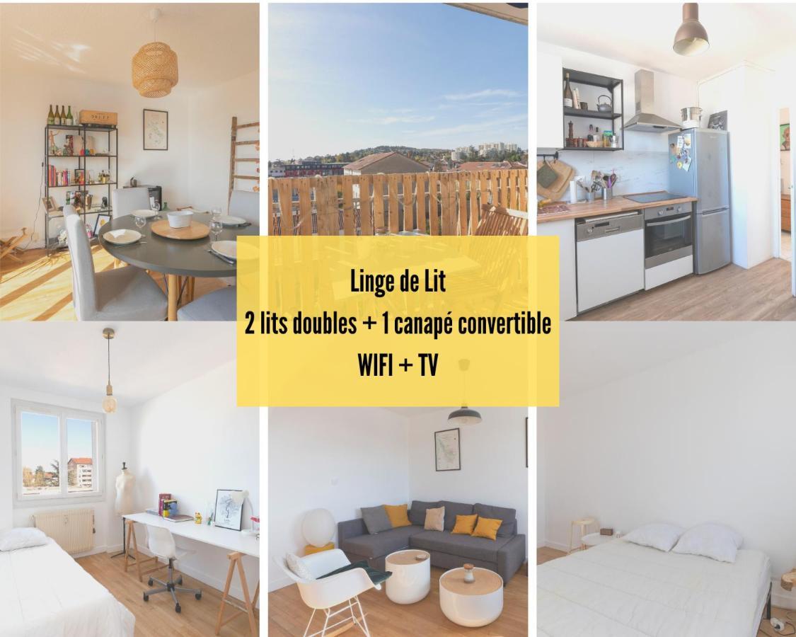 Cabana & Grand Appartement Cosy - Parking & Balcon Villefranche-sur-Saône Esterno foto